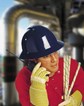 Model Wearing North Wide Brim Hard Hat Model Wearing North Wide Brim Hard Hat